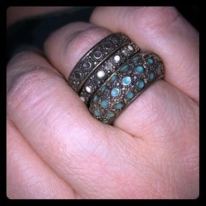 Lucky brand stackable ring set